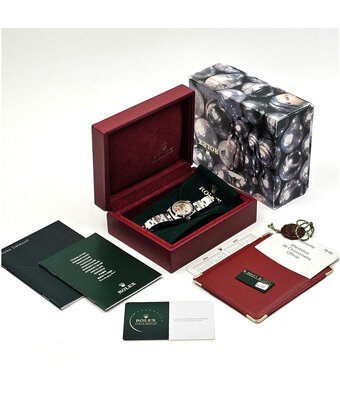 Rolex Lady-Datejust 26 steel salmon / pink 2004 B+P | NEW ROLEX SERVICE