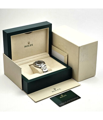 Rolex Oyster Perpetual 41 steel blue domed Oyster 2023 box + papers