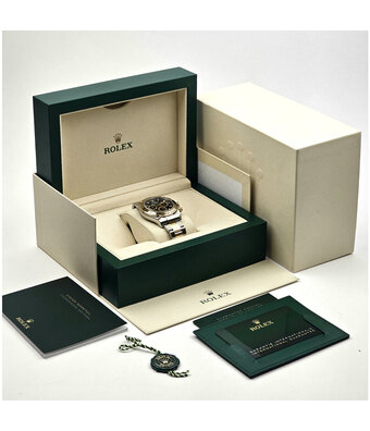 Rolex Daytona  40 steel - yellow gold black 2024 box + papers