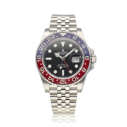 GMT-Master II 40 steel blue / red - Pepsi Jubilee ceramic 2021 Jubilee box + papers