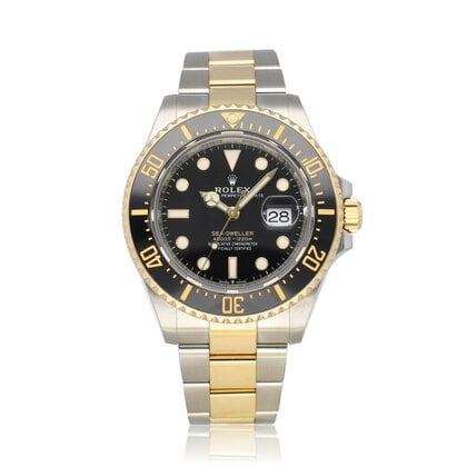 Sea-Dweller  43 steel - yellow gold black ceramic 2019 B+P | NEW ROLEX SERVICE
