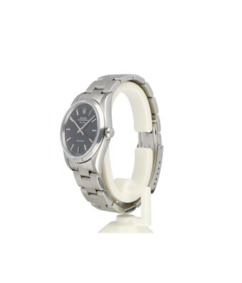 Rolex Air-king 34 steel black domed Y-serial 2002 Oyster