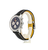 Breitling Navitimer 01 Chronograph 43 steel black leather strap 2013 B+P | NEW BREITLING SERVICE