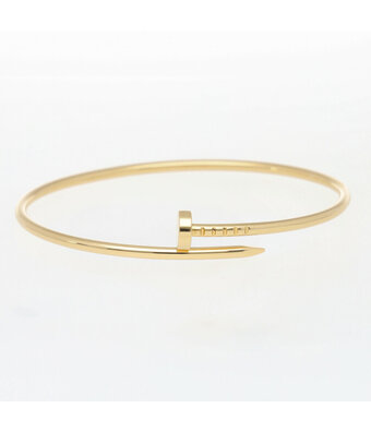 Cartier Just un Clou  18cm size 18 yellow gold nail bracelet small SM 2023 box + papers