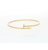 Cartier Just un Clou  18cm size 18 yellow gold nail bracelet small SM 2023 box + papers