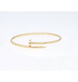 Cartier Just un Clou  17cm Juste un Clou size 17 yellow gold nail bracelet - small model - 2024  B