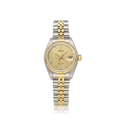 Lady-Datejust 26 steel - yellow gold champagne Jubilee diamond Jubilee 1996 B+P