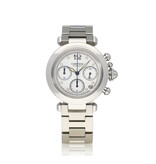 Cartier Pasha de Cartier Chronograph  steel automatic white | ref. 2412 |