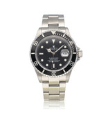Rolex Submariner Date 40 steel black Oyster 2002 box + papers