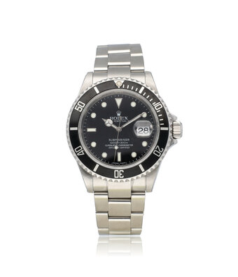 Rolex Submariner Date 40 steel black Oyster 2008 box + papers