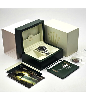 Rolex Submariner Date 40 steel black Oyster 2008 box + papers