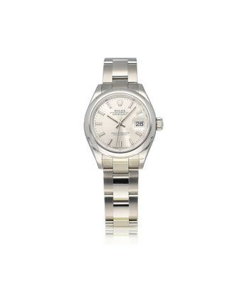Rolex Lady-Datejust 28 steel Oyster silver 2018 B+P | NEW ROLEX SERVICE