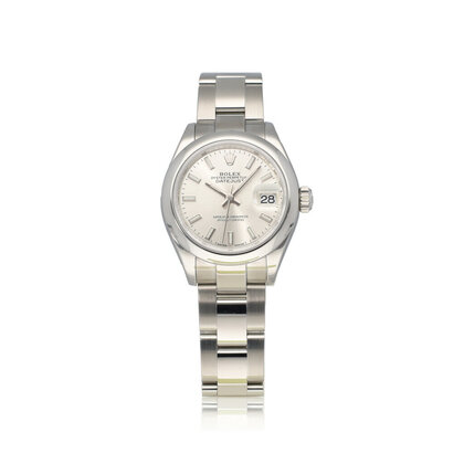 Lady-Datejust 28 steel Oyster silver 2018 B+P | NEW ROLEX SERVICE