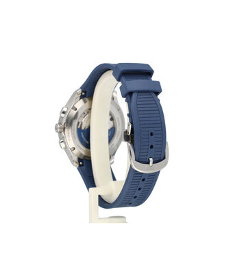 Piaget Polo  42 steel silver blue rubber | OPEN DATE | box + papers