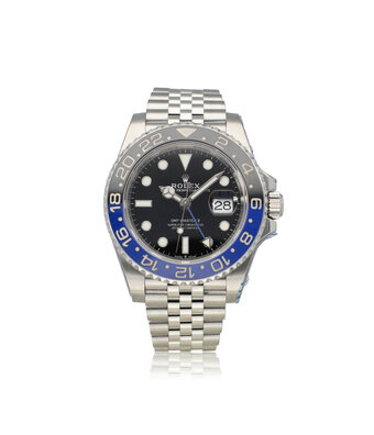 Rolex GMT-Master II 40 steel batman - batgirl blue Jubilee 2019 B+P | NEW ROELX SERVICE