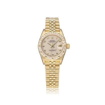 Lady-Datejust 26 yellow gold diamonds Jubilee 1993 B+P | NEW ROLEX SERVICE