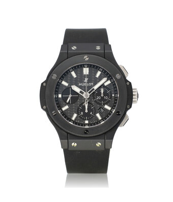Hublot Big Bang Chronograph Black Magic 44 ceramic carbon | OPEN DATE | box + papers