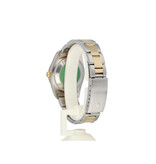 Rolex Date  34 steel - gold Oyster white roman diamond + papers | NEW ROLEX SERVICE