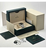 Rolex Datejust 41 steel - white gold black fluted Oyster 2023 box + papers