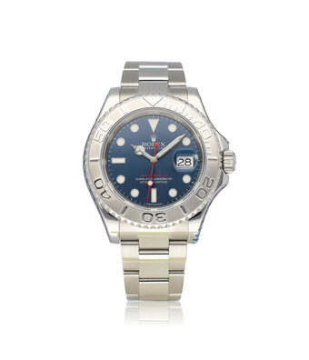 Rolex Yacht-master 40 steel - platinum blue Oyster 2011 B+P | NEW ROLEX SERVICE