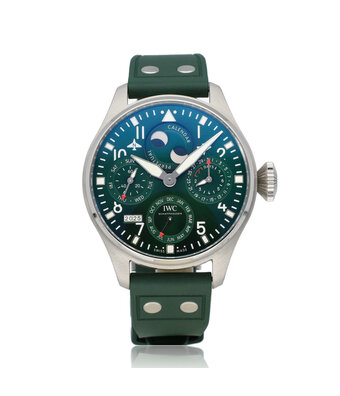 IWC Big Pilot's Watch Perpetual Calendar Racing Green 46 steel 2023 box + papers