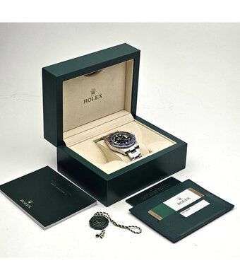 Rolex GMT-Master II 40 staal Batman Oyster 2016 box + papers