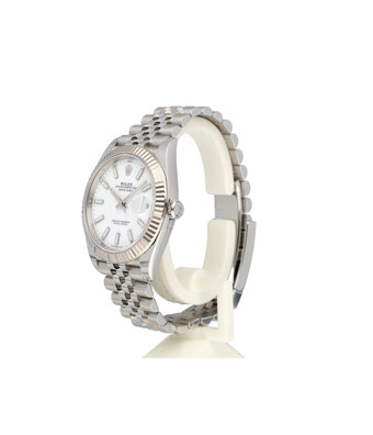 Rolex Datejust II 41 steel white Jubilee 2022 box + papers