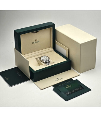 Rolex Datejust II 41 steel white Jubilee 2022 box + papers