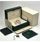 Rolex Datejust 41 steel - white gold silver index fluted Oyster 2024 box + papers