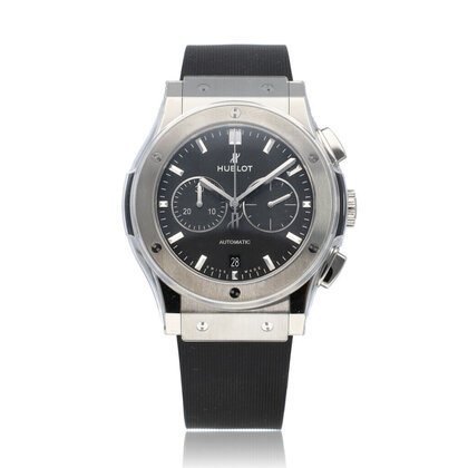 Classic Fusion Titanium Chronograph 42 titanium rubber 2025 box + papers