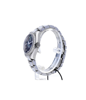 Omega Seamaster Aqua Terra 150M 34 steel factory diamond bezel NEW / UNWORN 2025 box + papers