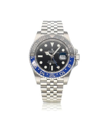 Rolex GMT-Master II 40 steel batman - batgirl blue Jubilee 2020 B+P | NEW ROLEX SERVICE