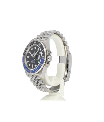 Rolex GMT-Master II 40 steel batman - batgirl blue Jubilee 2020 B+P | NEW ROLEX SERVICE