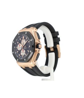 Audemars Piguet Royal Oak Offshore Chronograph 44 rose gold 2014 box + papers | NEW AP SERVICE € 2.500,-