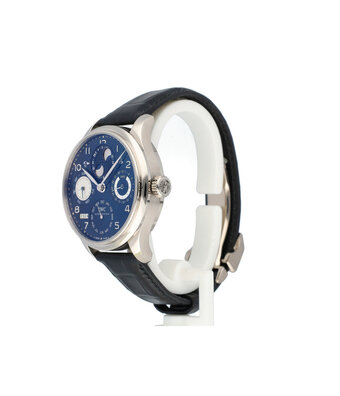 IWC Portugieser Perpetual Calendar 44 Portugieser white gold 2011 B+P | NEW IWC STRAP