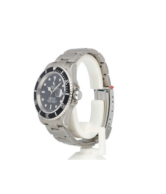 Rolex Submariner Date 40 NOS / UNWORN / STICKERS steel black - collectors set  K-serial 2001 B+P