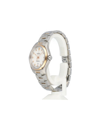 Ebel Discovery  33 steel - rose gold MOP diamond box + papers