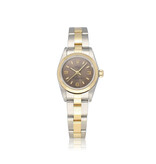 Rolex Oyster Perpetual 26 steel - yellow gold steel / grey Explorer F-serial - 2004