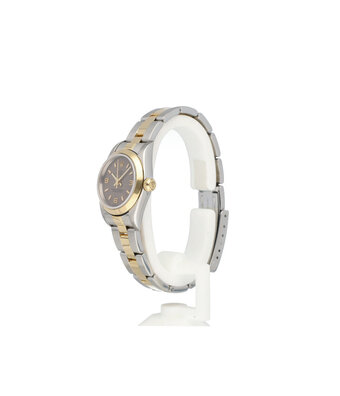 Rolex Oyster Perpetual 26 steel - yellow gold steel / grey Explorer F-serial - 2004