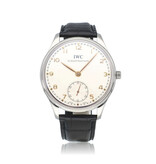 IWC Portugieser  44 NEW IWC STRAP | Portuguese steel white