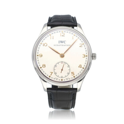 Portugieser  44 NEW IWC STRAP | Portuguese steel white