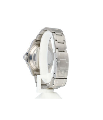 Rolex Submariner Date 40 steel Kermit - Green - Fat / Flat Four F-serial - 2004 box + papers