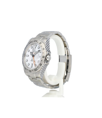 Rolex Explorer II  42 steel white orange 2022 B+P | NEW ROLEX SERVICE