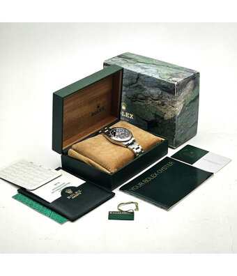 Rolex GMT-Master II 40 steel faded Coke Oyster 2001 B+P | NEW ROLEX SERVICE