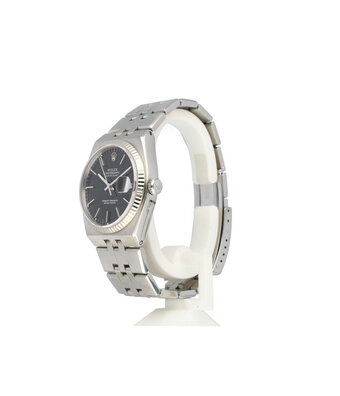 Rolex Datejust Oysterquartz steel black Jubilee 1981 box + papers