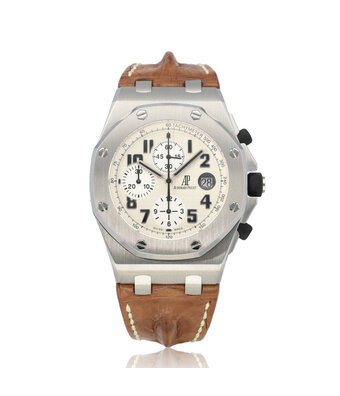 Audemars Piguet Royal Oak Offshore Safari  AP SERVICED 2008 box + papers | steel