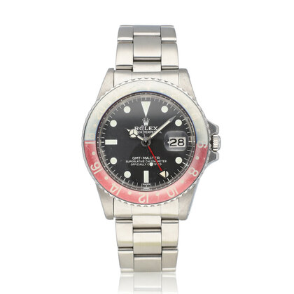 GMT-Master II 40 steel Pepsi fuchsia matte pallettoni - SWISS ONLY - 1978 B+P