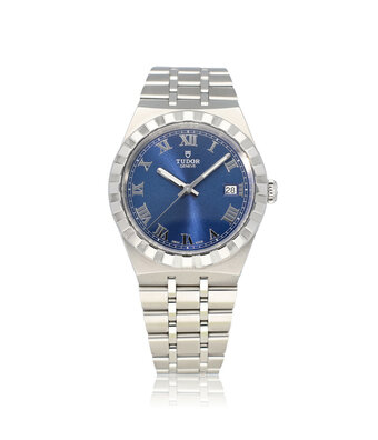 Tudor Tudor Royal Date 38 blue roman 2023 box + papers
