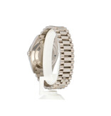 Rolex Day-Date 40 white gold black diamond dial factory diamond bezel President 2021 box + paper