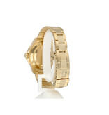 Rolex Submariner Date 40 NEW ROLEX SERVICE | 1994 + papers | gold blue / bluesy / jeans Oyster